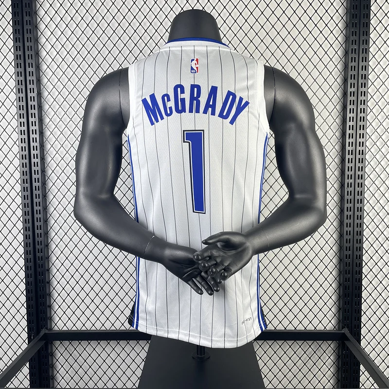 2023 Orlando Magic Basketball Jersey Home White #1 McGrady