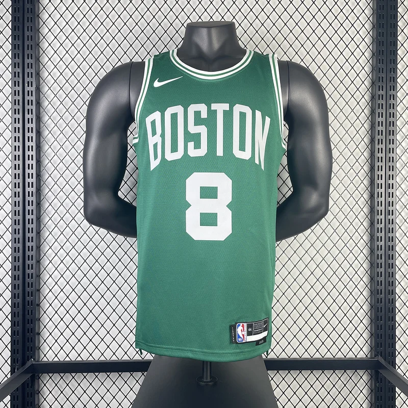 2023 Season NBA Boston Celtics Basketball Jersey Green #8 PORZINGIS