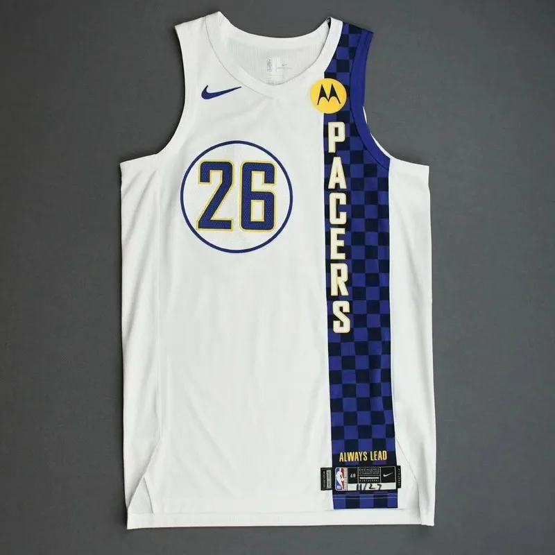 2020 Indiana Pacers Basketball Jersey city version #0 HALIBURTON