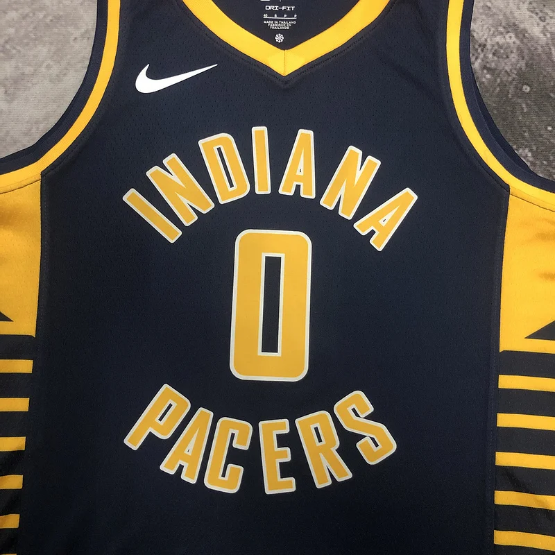 2023 Indiana Pacers Basketball Jersey Aawy #0 HALIBURTON