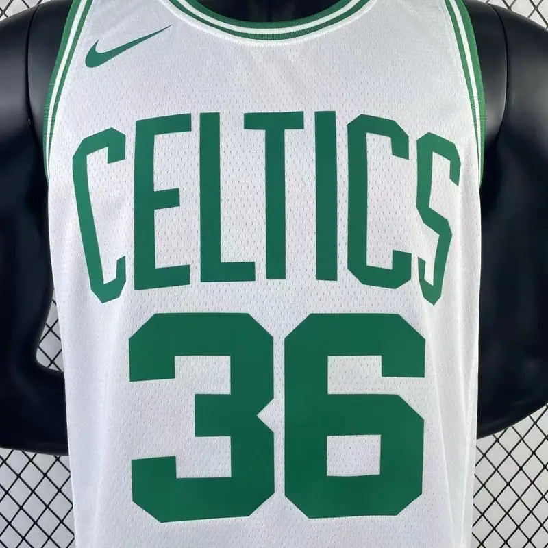 2023 Season NBA Boston Celtics Basketball Jersey White #36 SMART