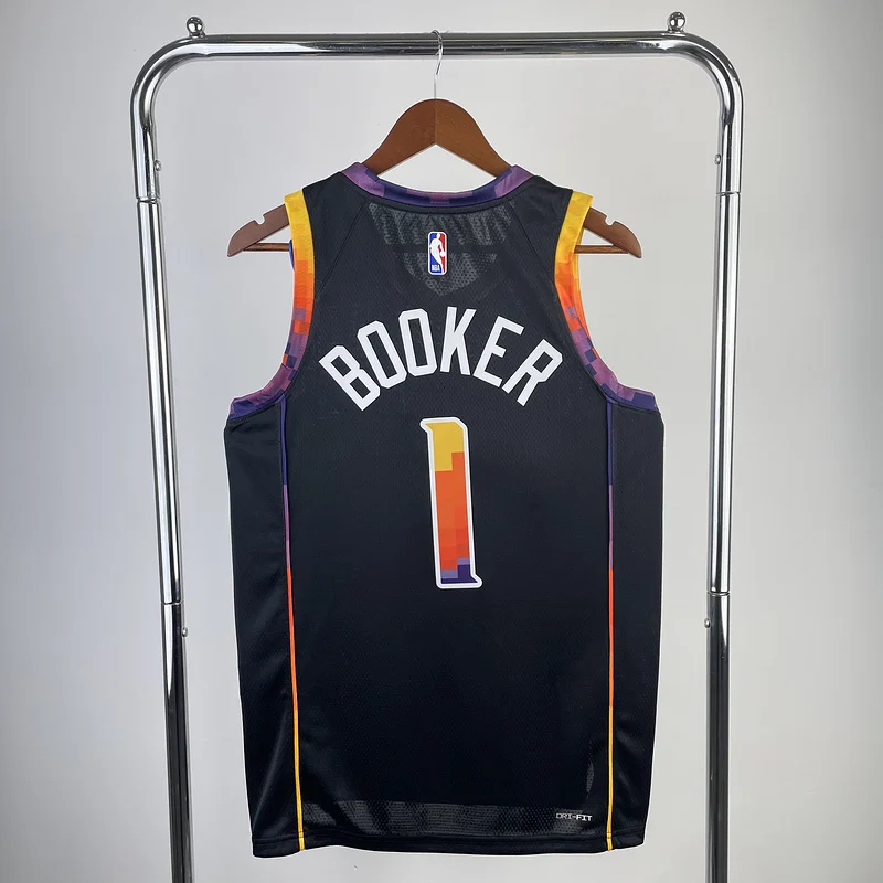 2023 Season NBA Phoenix Suns Basketball jersey trapeze limited #1 BOOKER