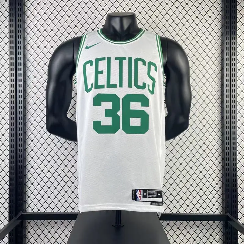 2023 Season NBA Boston Celtics Basketball Jersey White #36 SMART