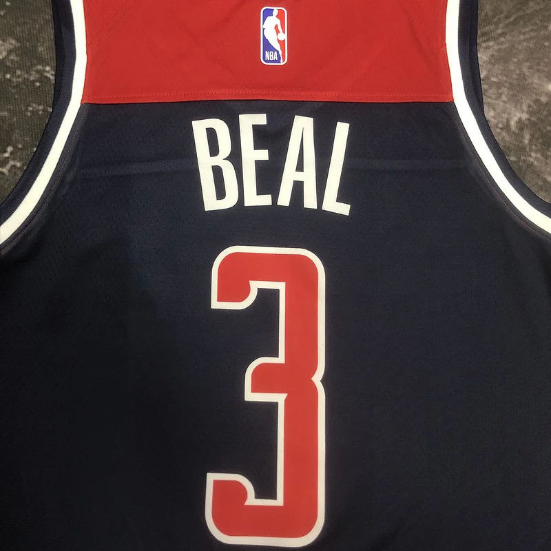 2023  Washington Wizards Basketball Jersey   trapeze  limited  #3    BEAL