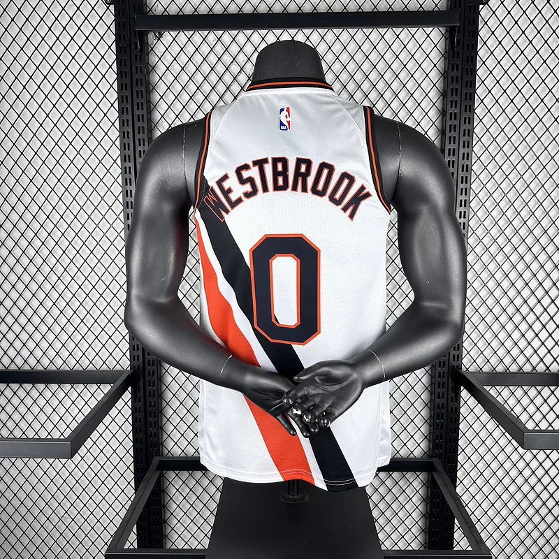 2020 Season  NBA Los Angeles Clippers Basketball jersey   city version  #0    WESTBROOK