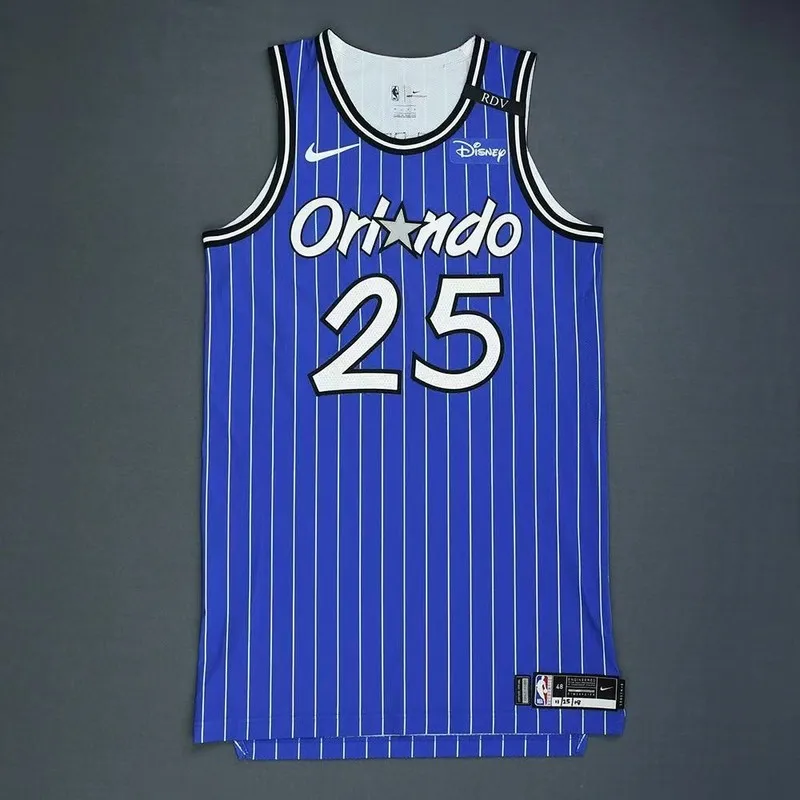 2019 Orlando Magic Basketball Jersey Retro stripe Blue #5 BANCHERO