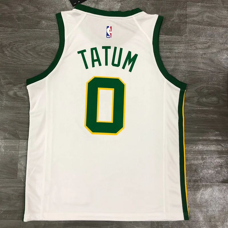 2019 Season NBA Boston Celtics Basketball Jersey Platinum limited #0 TATUM