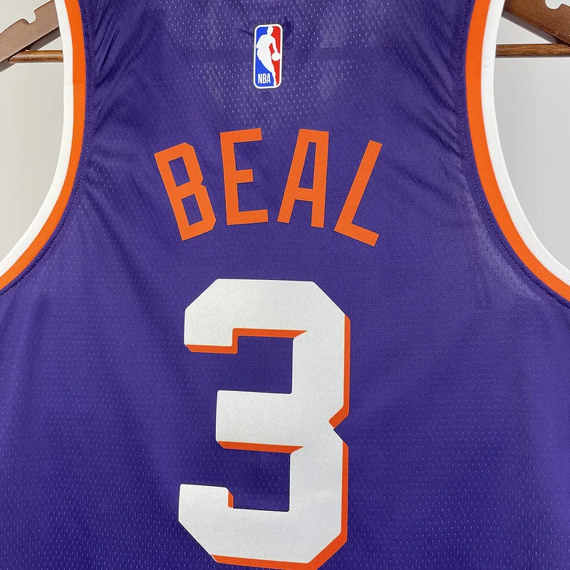 2024 Season NBA Phoenix Suns Basketball jersey Aawy Purple #3 BEAL