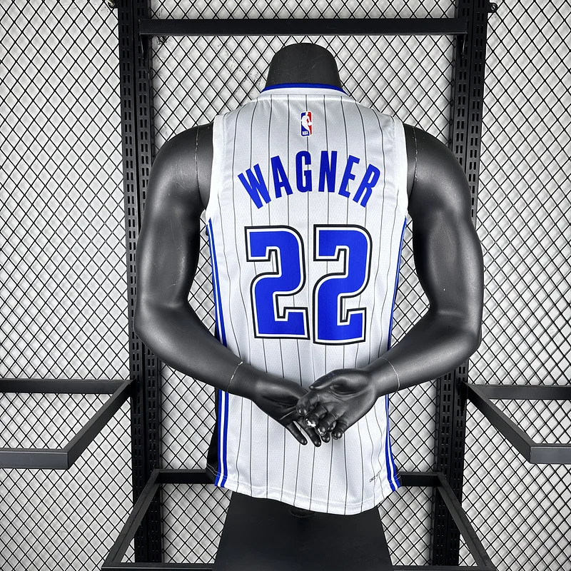 2023 Orlando Magic Basketball Jersey Home White #22 WAGNER