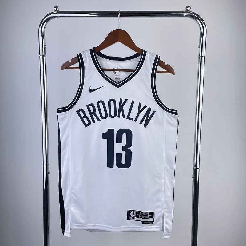 2023 Season Brooklyn Nets Basketball jersey White #13 HARDEN