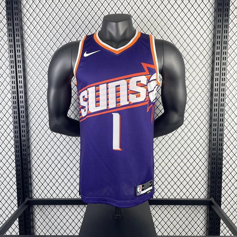 2024 Season NBA Phoenix Suns Basketball jersey Aawy Purple #1 BOOKER