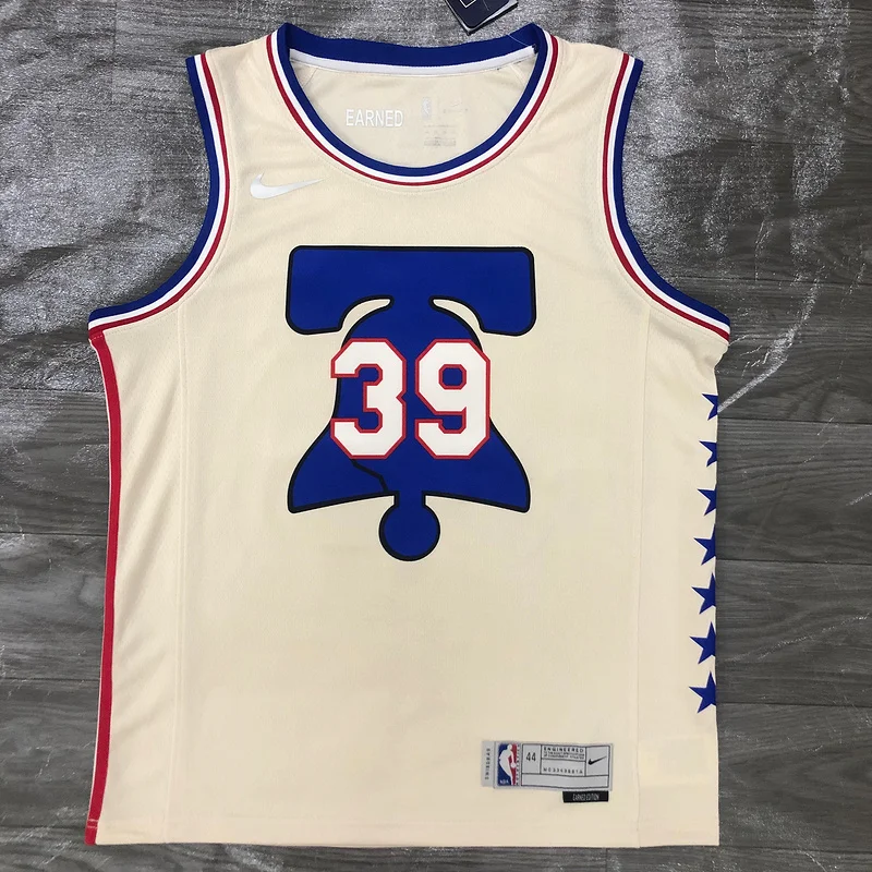 2021 Season NBA Philadelphia 76ers Basketball Jersey Bonus edition #39 HOWARD