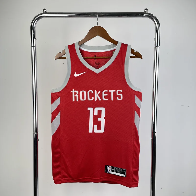 2019 Houston Rockets Basketball Jersey Aawy Red #13 HARDEN