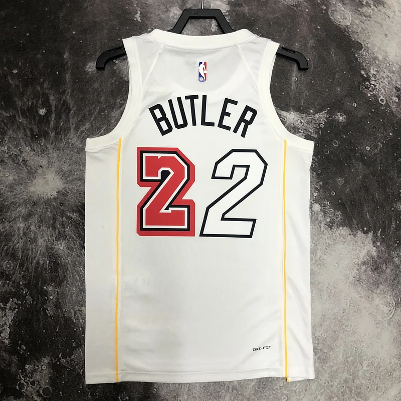 2023 SeasonNBA Miami Heat basketball jersey city version #22 BUTLER