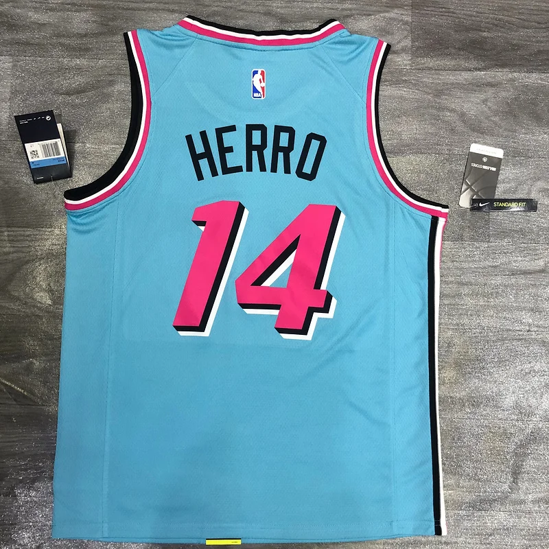 NBA Miami Heat basketball jersey round neck #14 HERRO