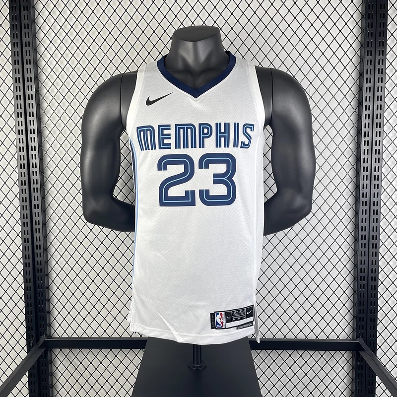 2023 Season NBA Memphis Grizzlies Basketball Jersey White #23 ROSE