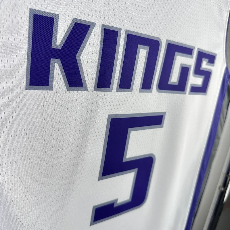 2023 Sacramento Kings Basketball Jersey Home #5 FOX