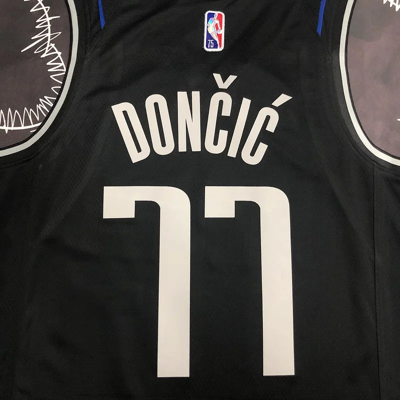 NBA Dallas Mavericks basketball jersey Honor version #77 DONCIC