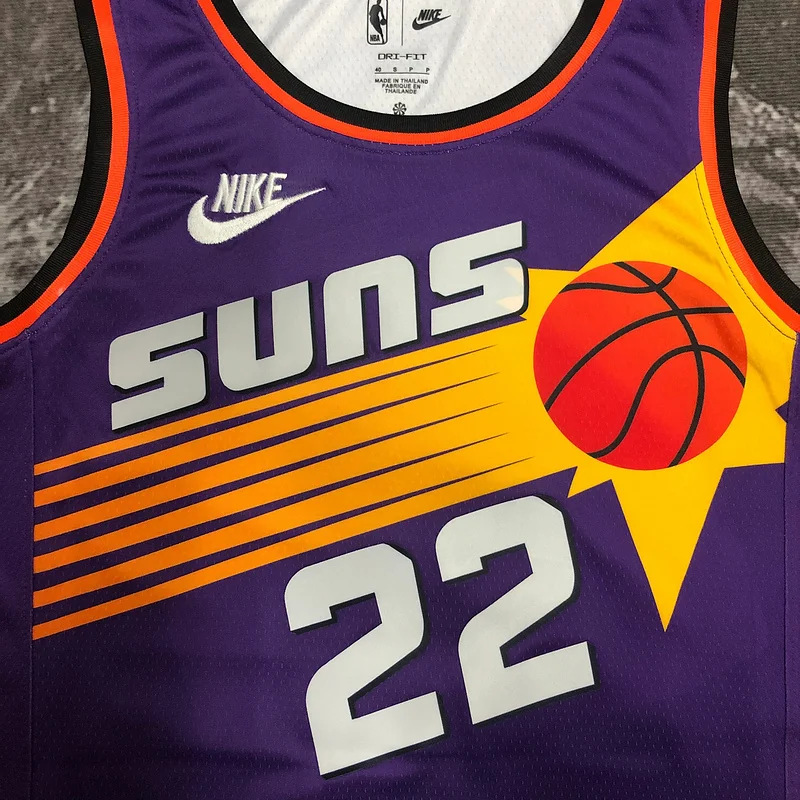 2023 Season NBA Phoenix Suns Basketball jersey Retro #22 AYTON