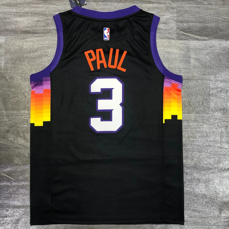 2021 Season NBA Phoenix Suns Basketball jersey city version #3 PAUL