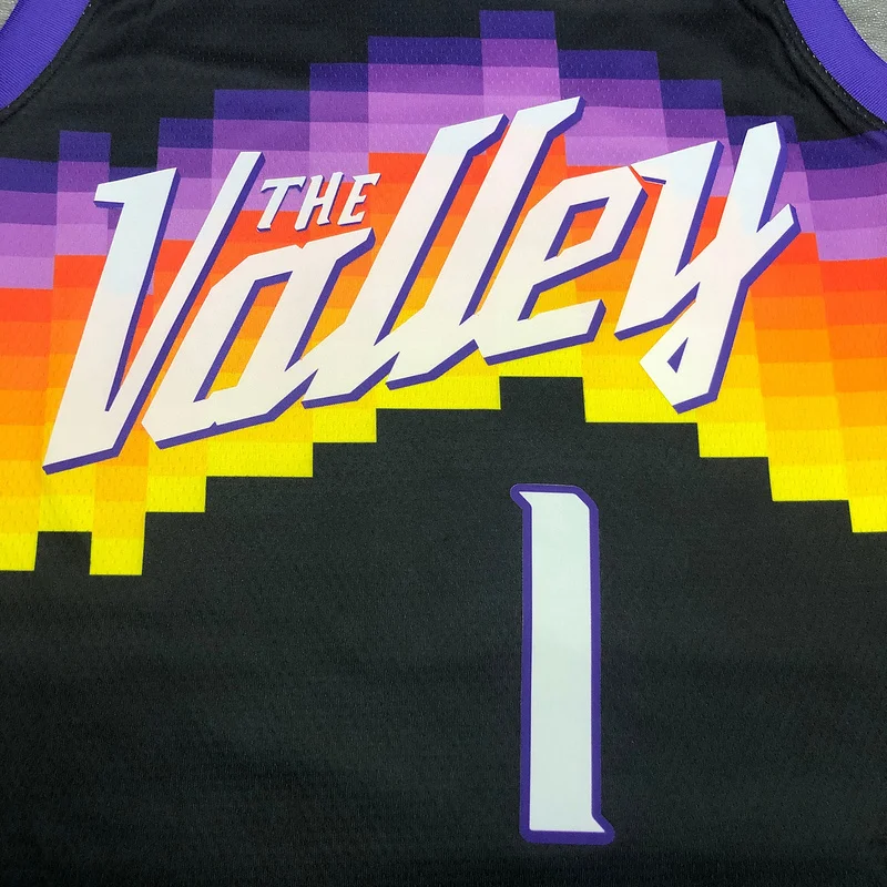 2021 Season NBA Phoenix Suns Basketball jersey city version #1 BOOKER