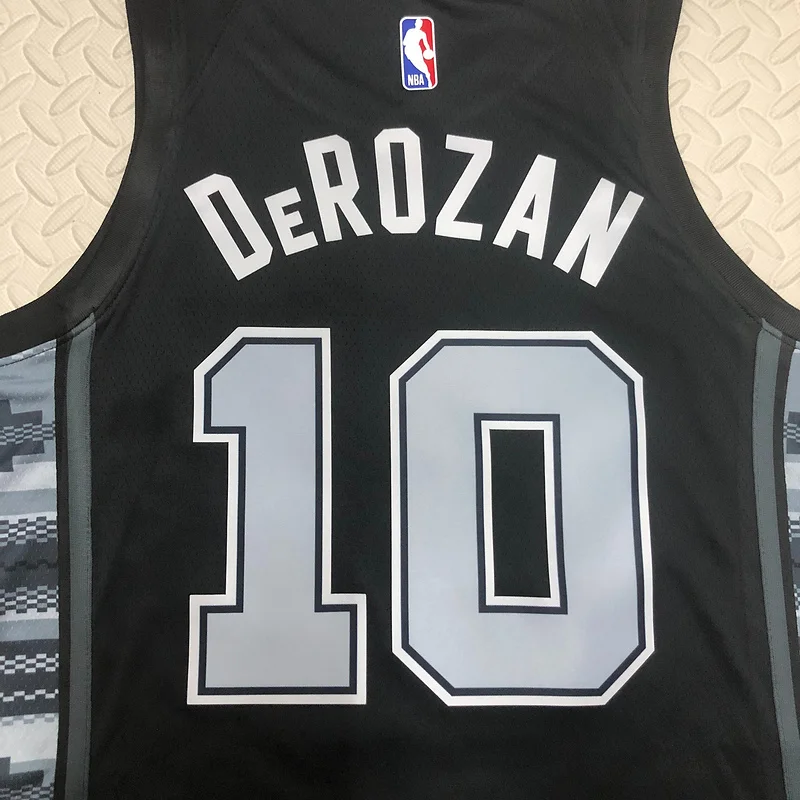 2023 San Antonio Spurs Basketball Jersey trapeze limited #10 DeROZAN