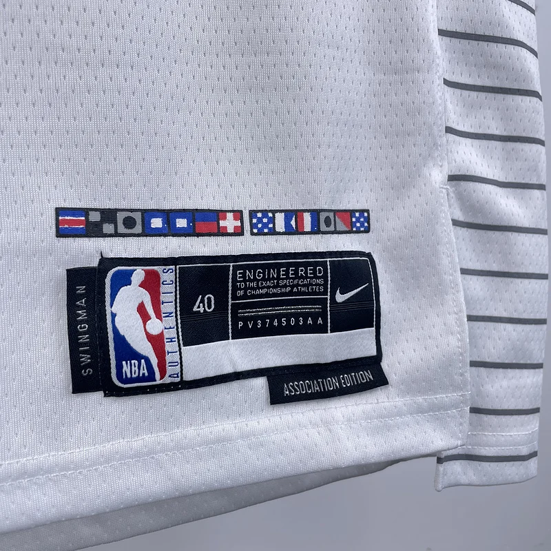 2023 Season   NBA Los Angeles Clippers Basketball jersey   Home   White  #2   LEONARD