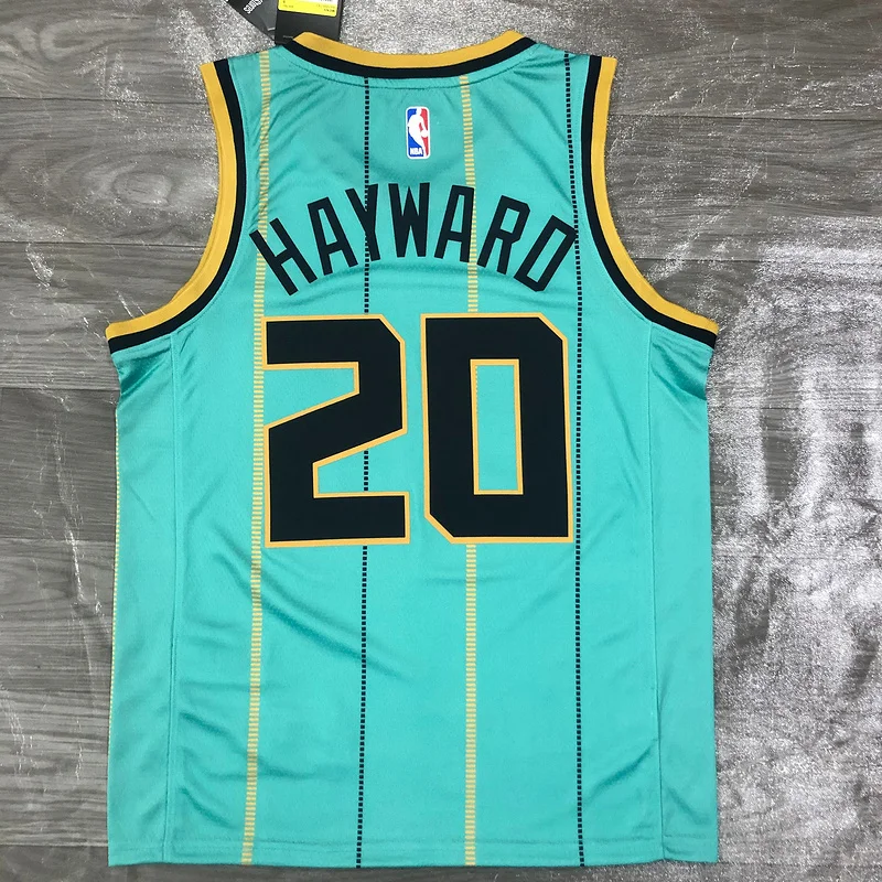 2021 Charlotte Hornets Basketball Jersey   city version Green #20  HAYWARD