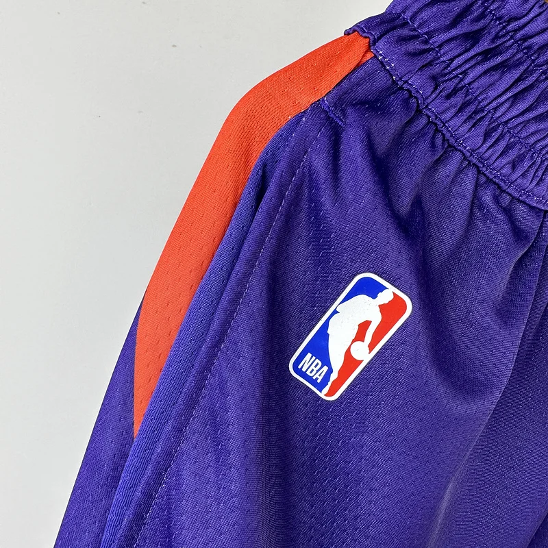 2024 Season NBA Phoenix Suns Basketball Aawy Purple Shorts