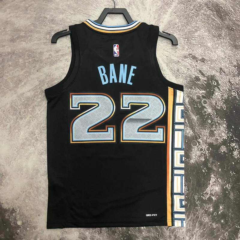 2023 Season NBA Memphis Grizzlies Basketball Jersey city version #22 BANE