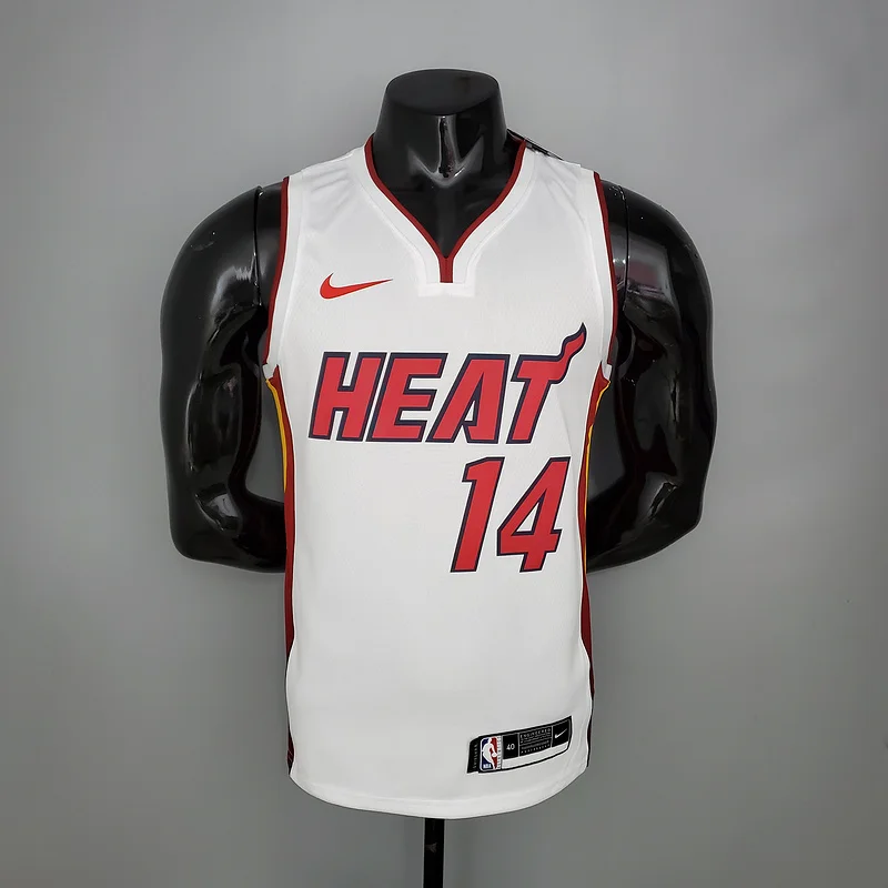 NBA Miami Heat basketball jersey V-neck White #14 HERRO