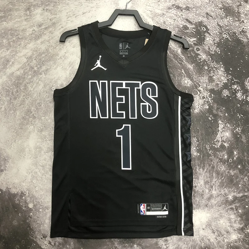 2023 Season Brooklyn Nets Basketball jersey Flyer style limited #1 BRIDGES