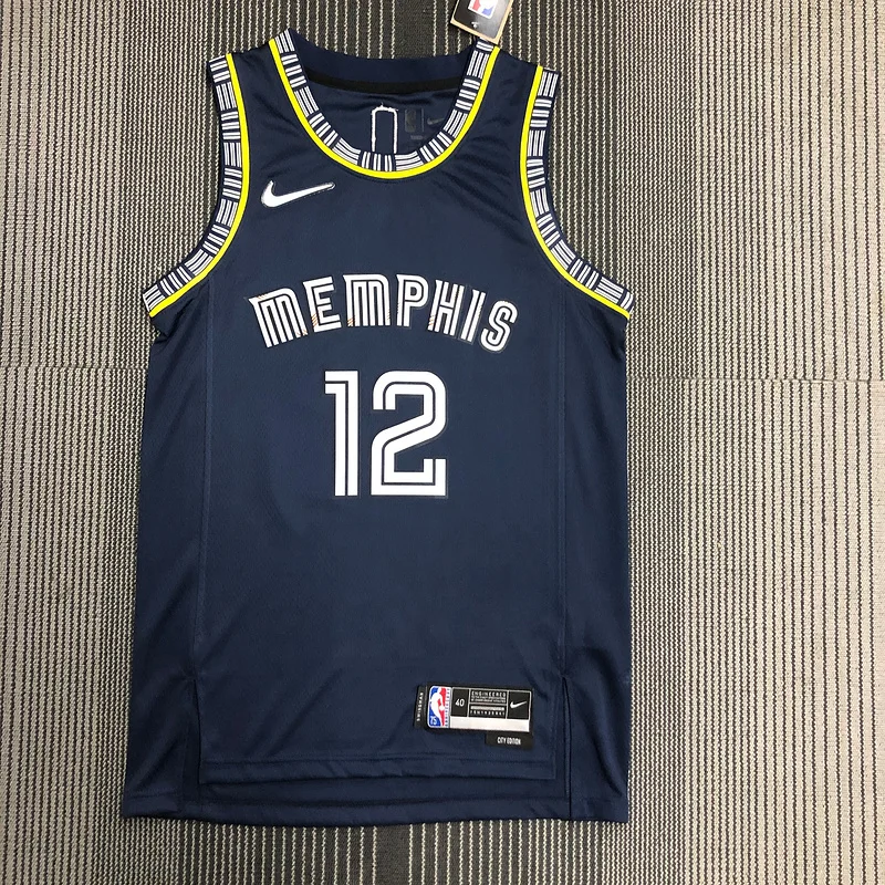 2022 Season NBA Memphis Grizzlies Basketball Jersey city version #12