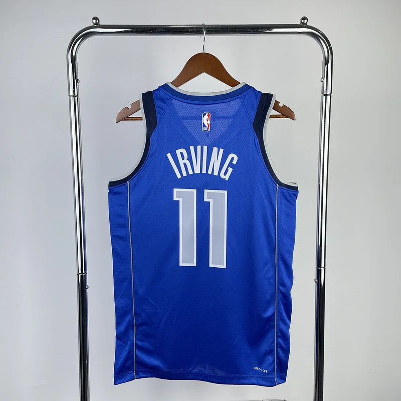 2023 Season NBA Dallas Mavericks basketball jersey Blue11 IRVING