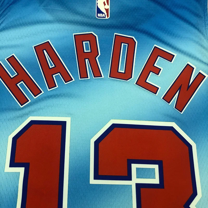 2021 Season Brooklyn Nets Basketball jersey Retro limited Blue #13 HARDEN