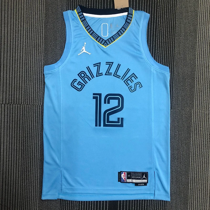 75th anniversary NBA Memphis Grizzlies Basketball Jersey trapeze #12 MORANT