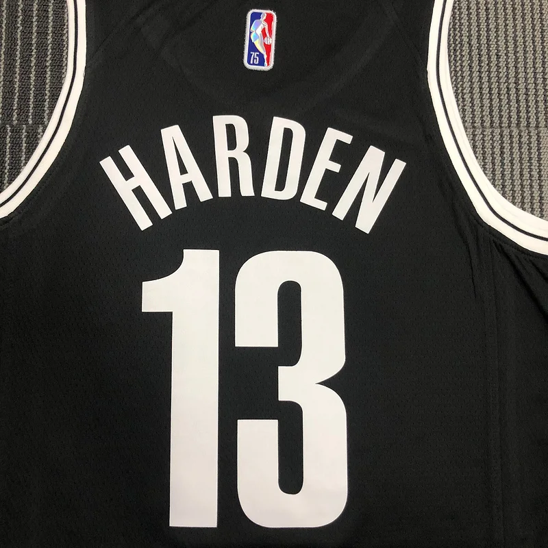 75th anniversary Brooklyn Nets Basketball jersey Black #13 HARDEN