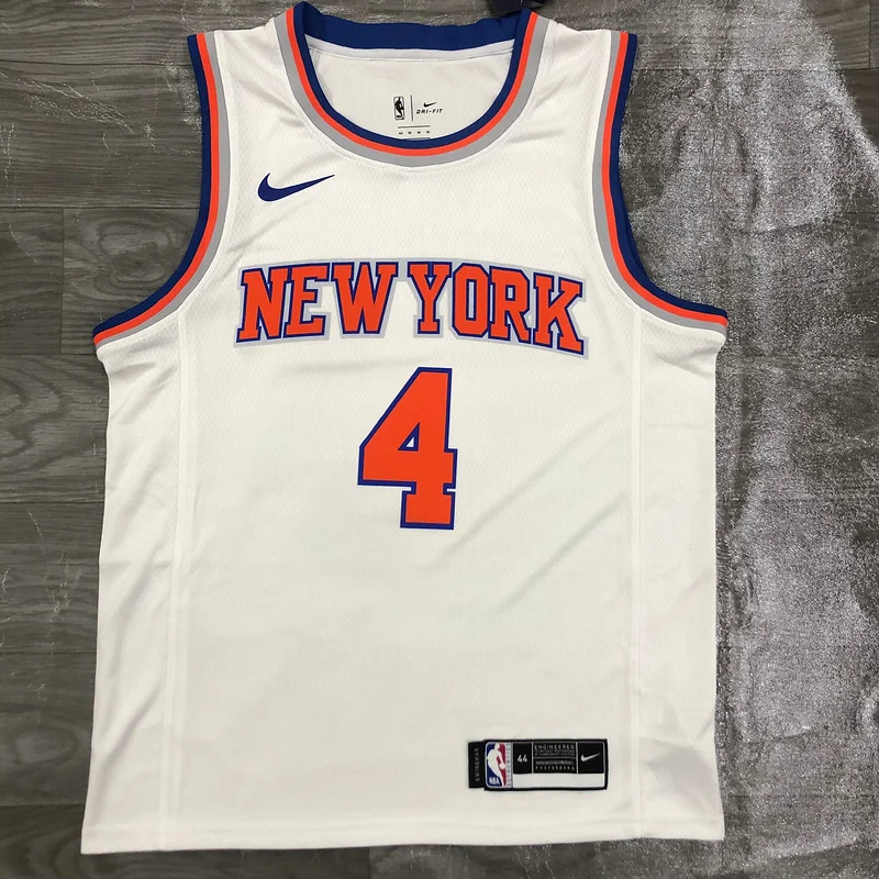 New York Knicks Basketball Jersey White #4 ROSE