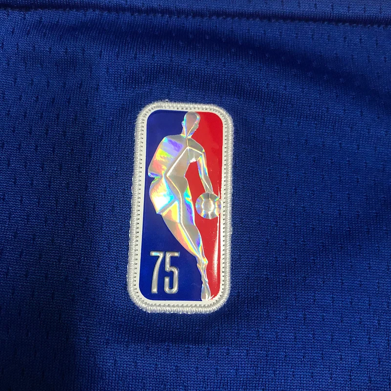 75th anniversary NBA Philadelphia 76ers Basketball Jersey V-neck Blue #1 HARDEN