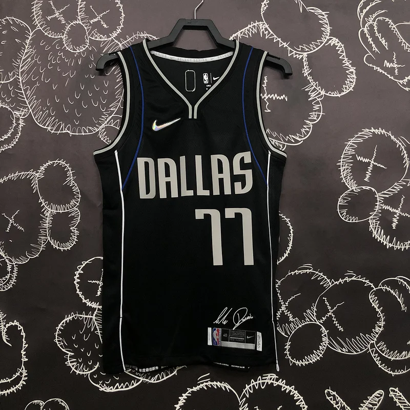 NBA Dallas Mavericks basketball jersey Honor version #77 DONCIC