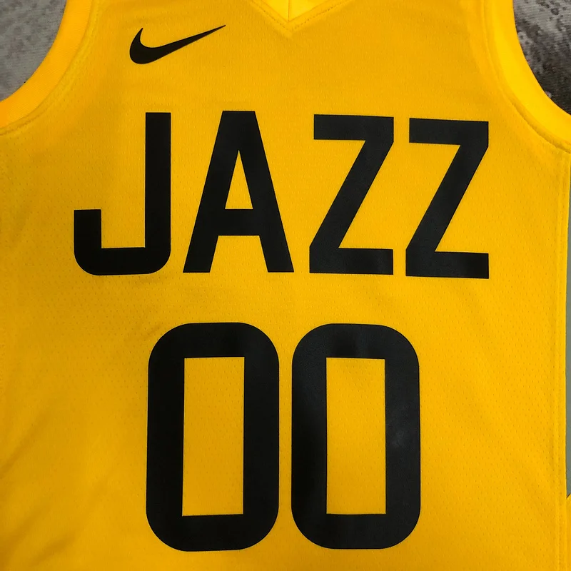 2023 Utah Jazz Basketball Jersey Aawy Yellow #00 CLARKSON