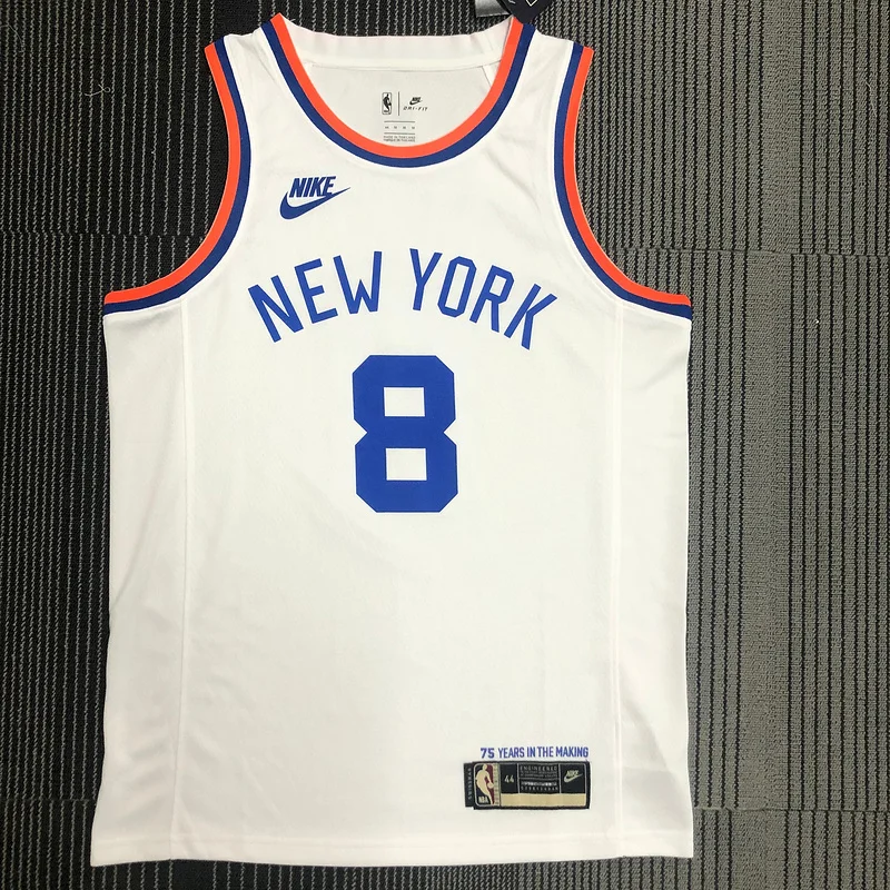 75th anniversary New York Knicks Basketball Jersey Retro #8 WALKER