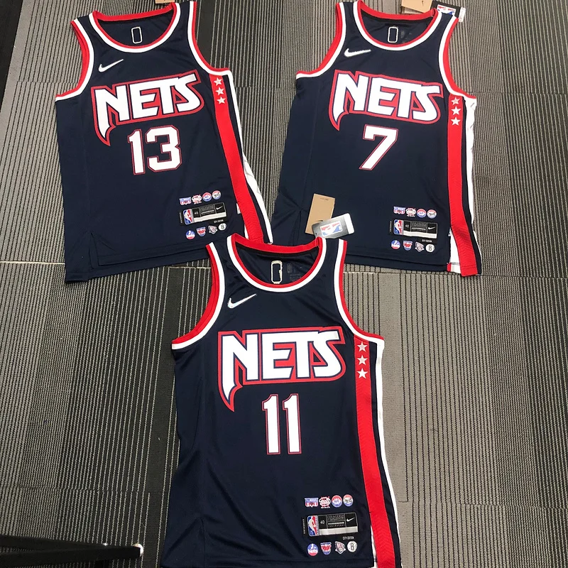 75th anniversary 2022 Season Brooklyn Nets Basketball jersey city version #7 DURANT