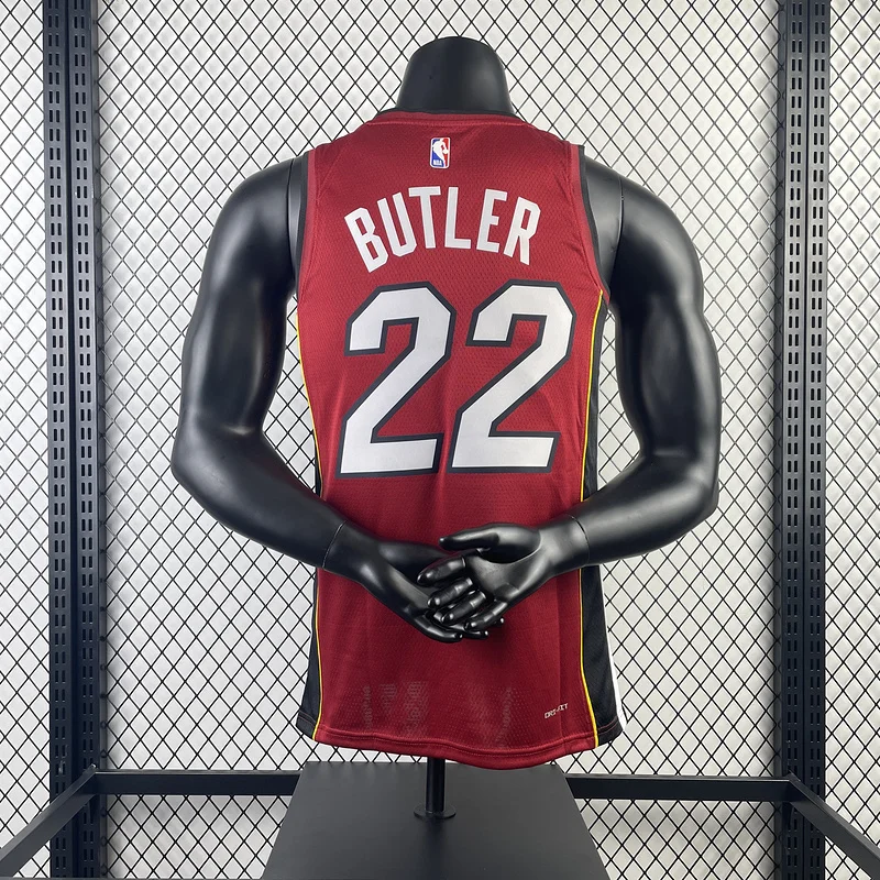 2023 Season NBA Miami Heat basketball jersey trapeze limited #22 BUTLER