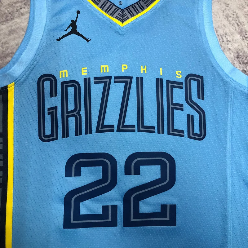 2023 Season NBA Memphis Grizzlies Basketball Jersey trapeze limited #22 BANE