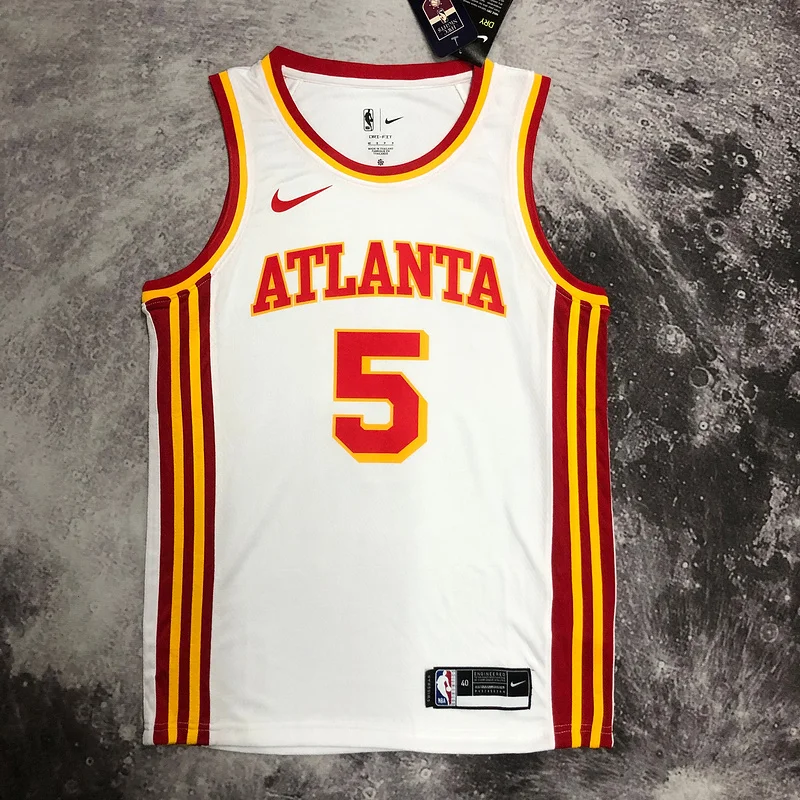 NBA Atlanta Hawks Basketball Jersey White #5  MURRAY