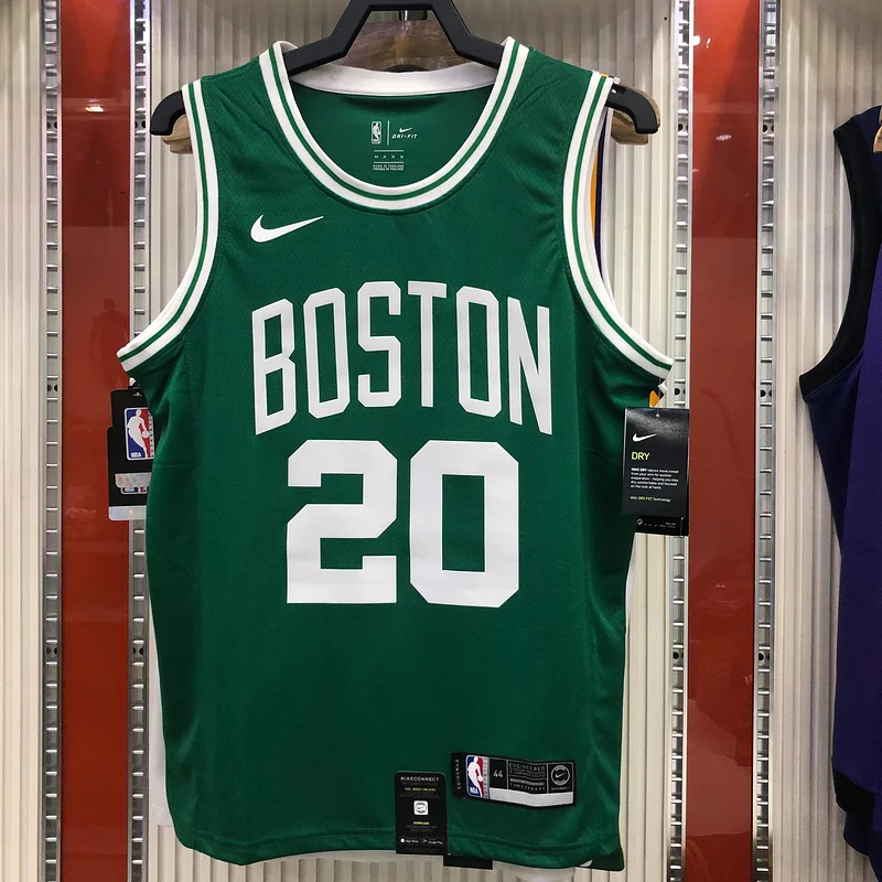 NBA Boston Celtics Basketball Jersey Retro Green #20 ALLEN