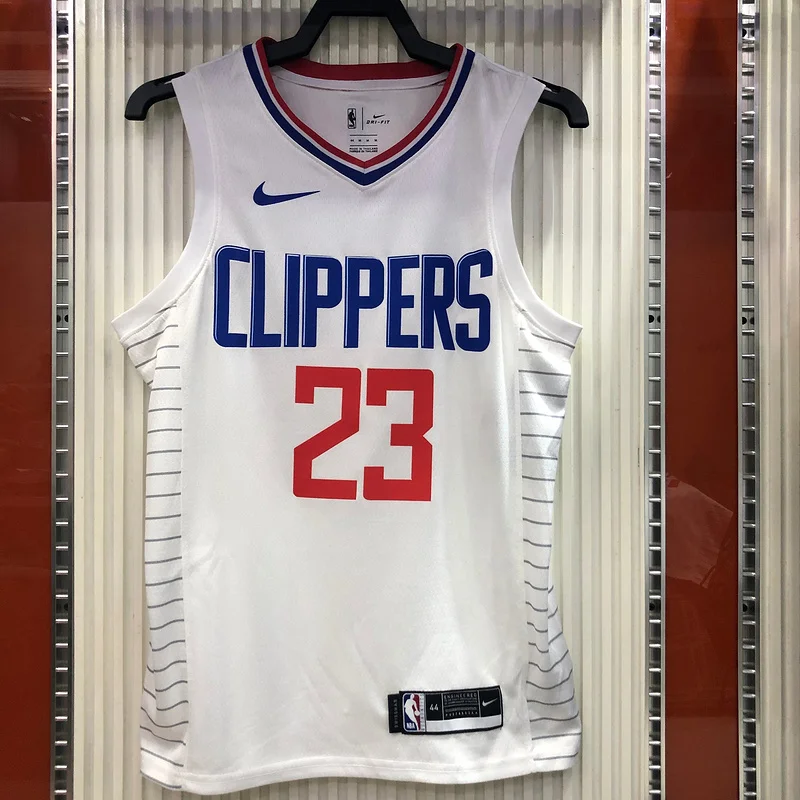 2020 Season NBA Los Angeles Clippers Basketball jersey  limited  White #23   WILLIAMS