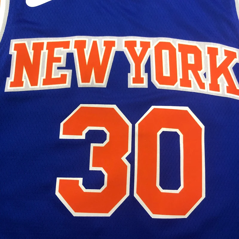 New York Knicks Basketball Jersey Blue #30 RANDLE