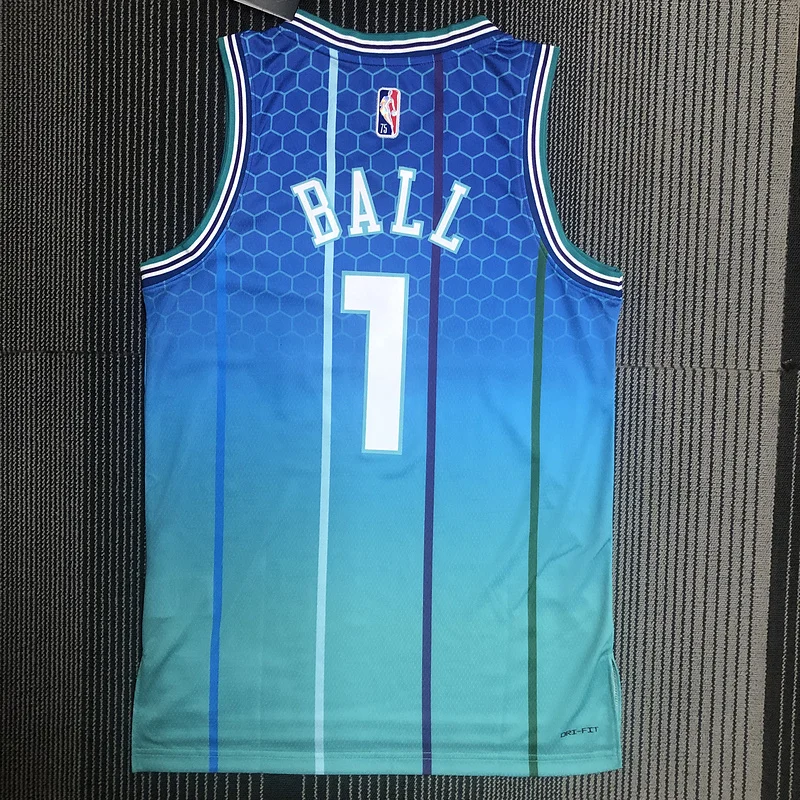 2022  Charlotte Hornets Basketball Jersey   city version #1  BALL